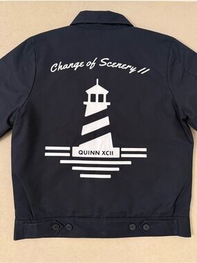 NWOT RARE 1/92 Quinn XCII Change Of Scenery II Dickies Eisenhower Jacket Small
